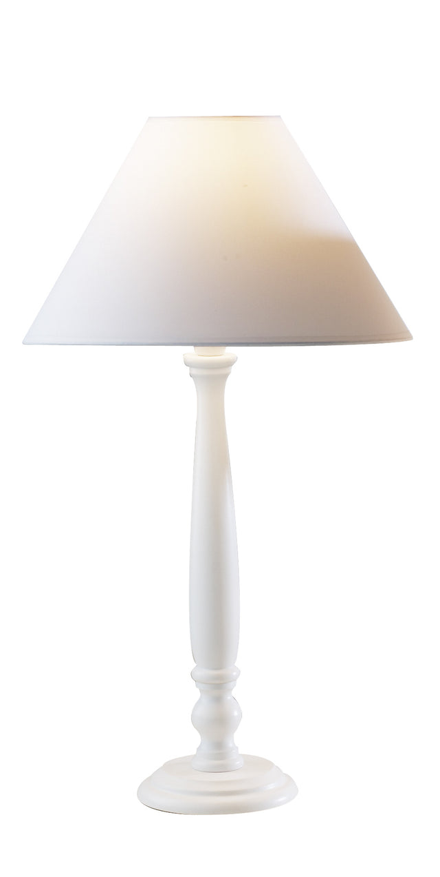 Regal Large Table Lamp White With Shade