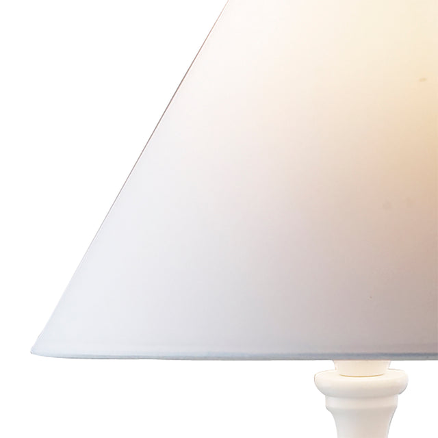 Regal Large Table Lamp White With Shade