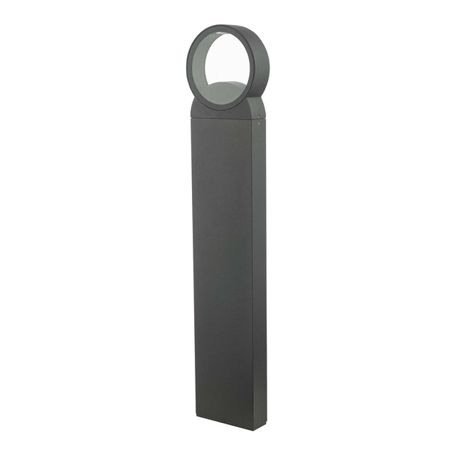 Reon Outdoor Post With Round Light Anthracite IP65 LED