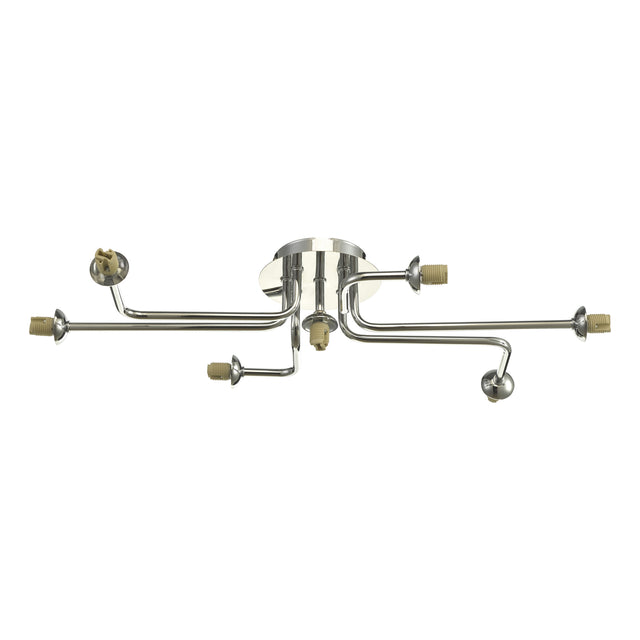 Reyna 7lt Semi Flush Polished Chrome Frame Only