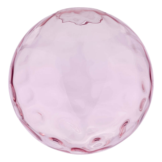 Ripple Easy Fit Pendant Pink Glass