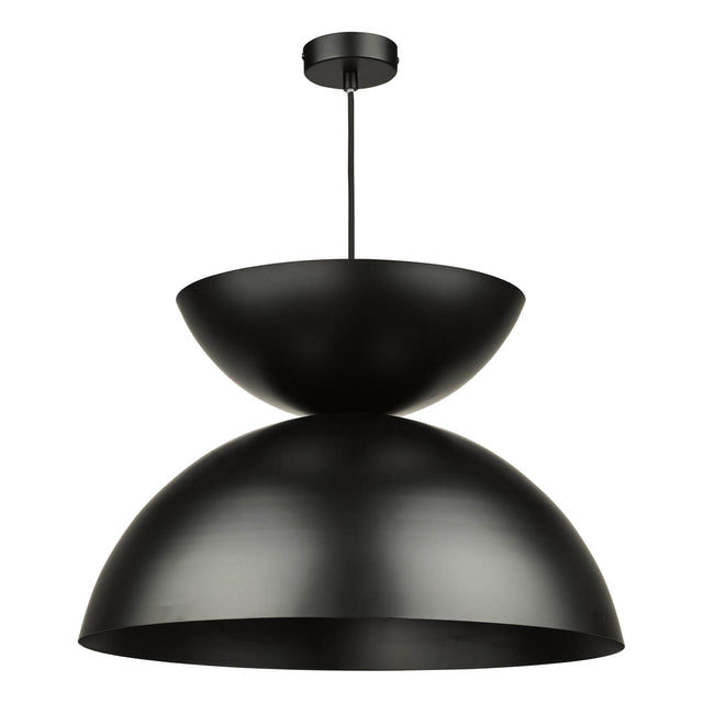 Riya Large Pendant Matt Black