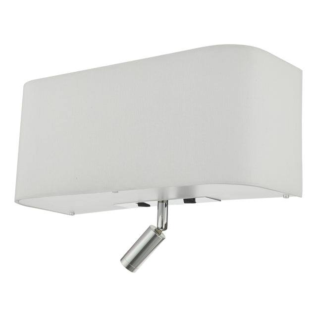 Ronda 3 Light Wall Light Ivory With LED Reading Light