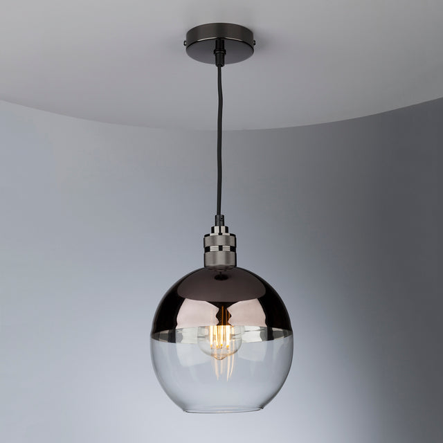 Rue Easy Fit Pendant Glass Bronze