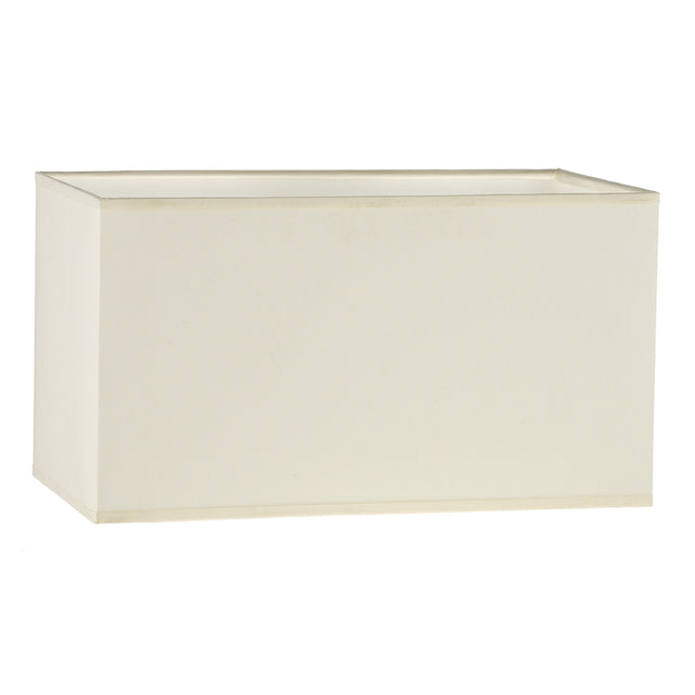 S1021 Cream Cotton Rectangle Shade 34CM