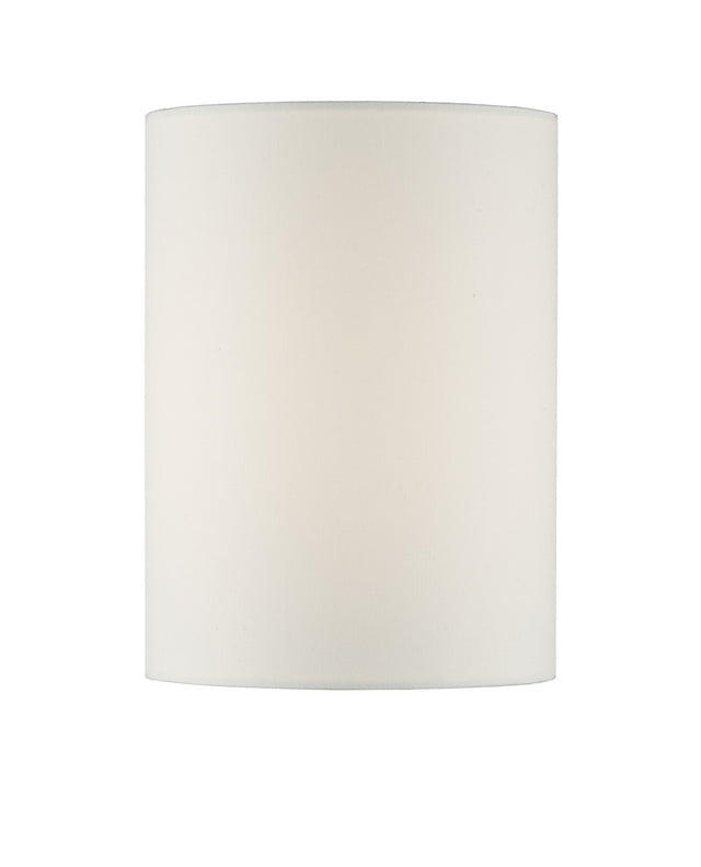 Tuscan Ivory Cotton Cylinder Shade 13cm