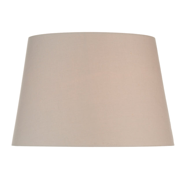 S1099 Cream Cotton Tapered Drum Shade 45cm