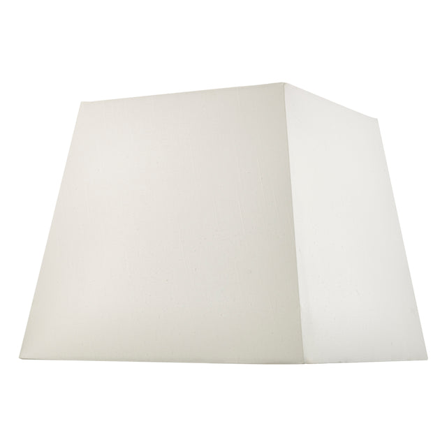 S1101 Ivory Faux Silk Tapered Square Shade 37cm