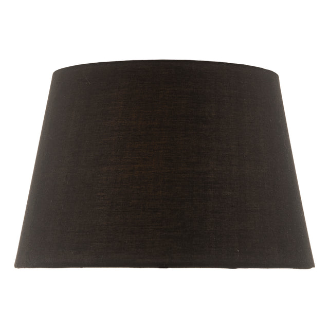 Safia Black Cotton Tapered Drum Shade 36cm