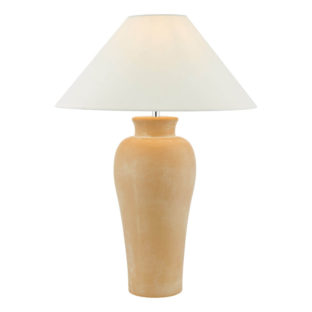 Sasha Table Lamp Terracotta Ceramic With Shade