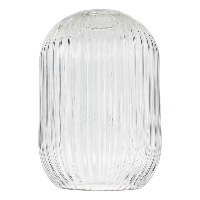 Sawyer Easy Fit Shade Clear Ribbed Glass