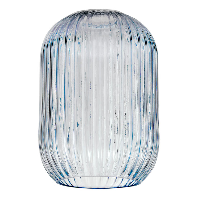 Sawyer Easy Fit Blue Ribbed Glass Shade