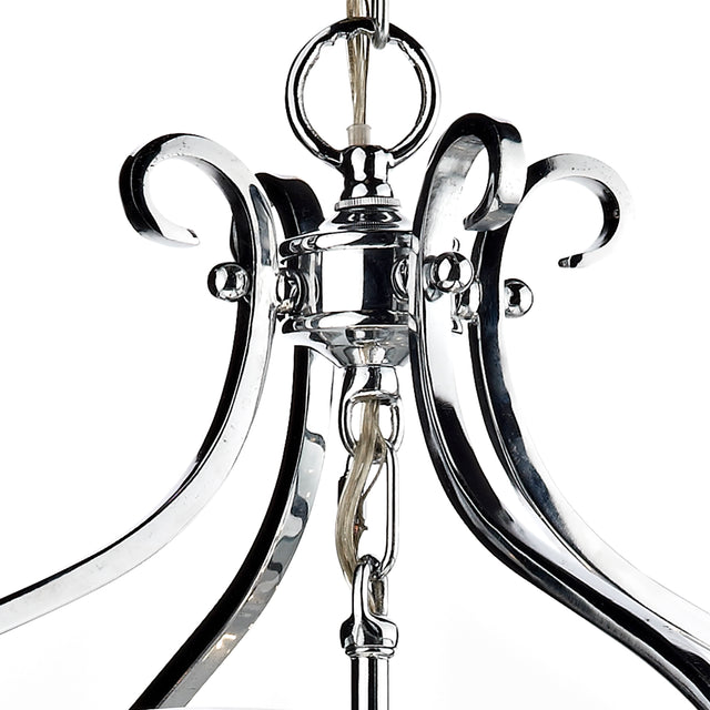 Senator 6 Light Pendant Polished Chrome