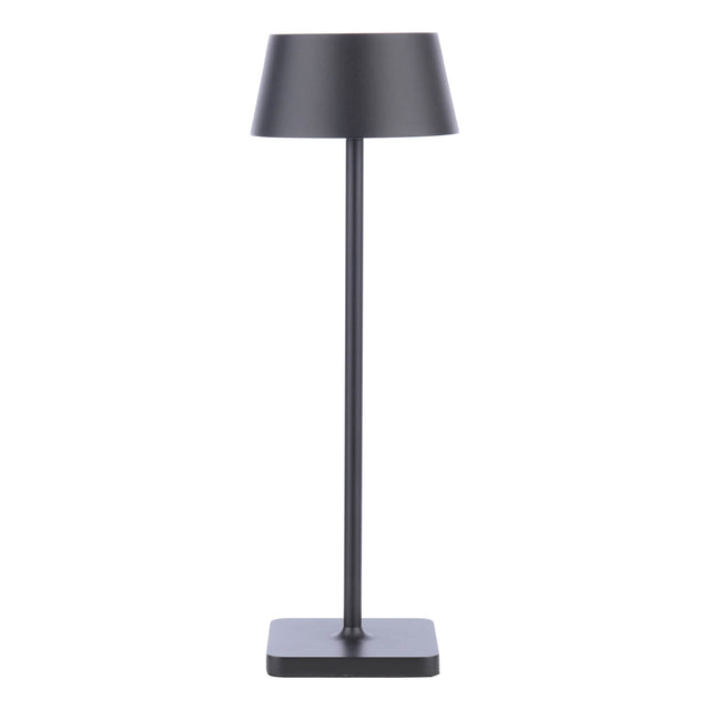 Sergio Rechargeable Outdoor Table Lamp Matt Black LED IP54