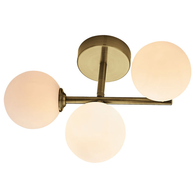 ANTIQUE BRASS MINI GLOBES SURFACE FITTING