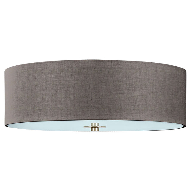 DARK GREY COLOUR ROUEN SEMI FLUSH PENDANT