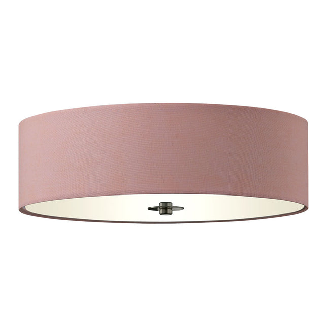 SOFT PINK ROUEN SEMI FLUSH PENDANT