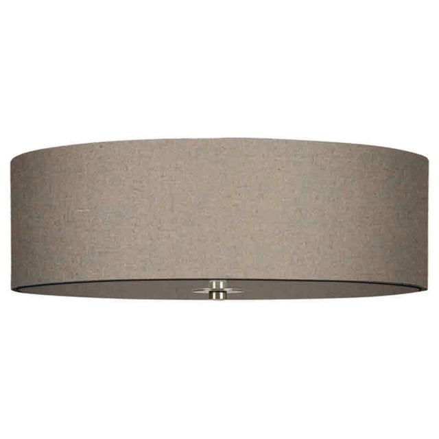 TAUPE ROUEN SEMI FLUSH PENDANT