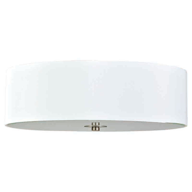 WHITE ROUEN SEMI FLUSH PENDANT