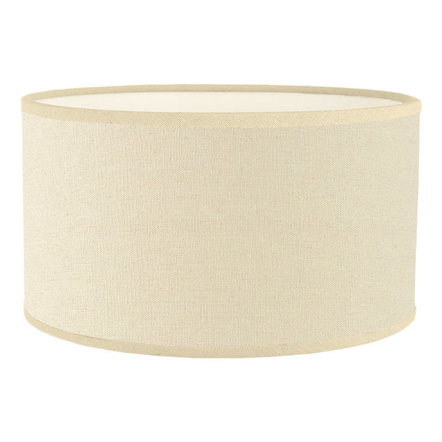 Oatmeal Cotton Drum Shade