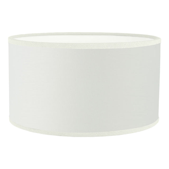 White Cotton Drum Shade