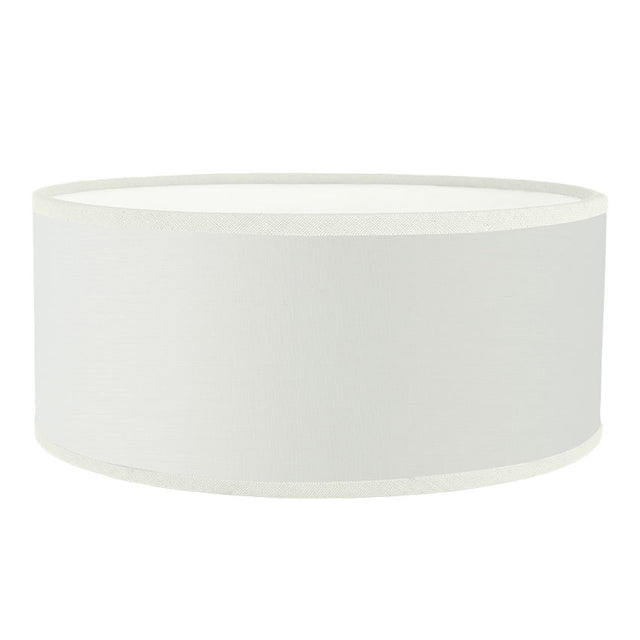 White Cotton Drum Shade