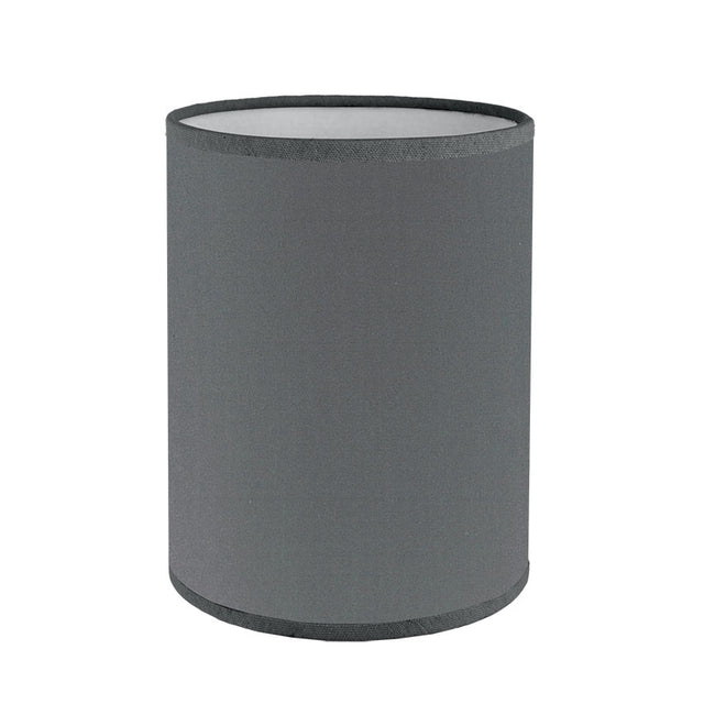 Grey Cotton Drum Shade