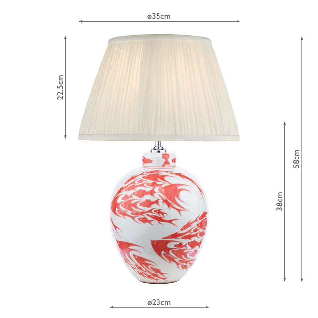 Simone Table Lamp Ceramic With Shade