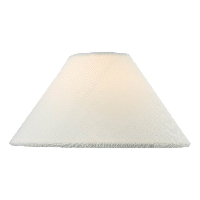 Sivan White Linen Coolie Shade 16cm