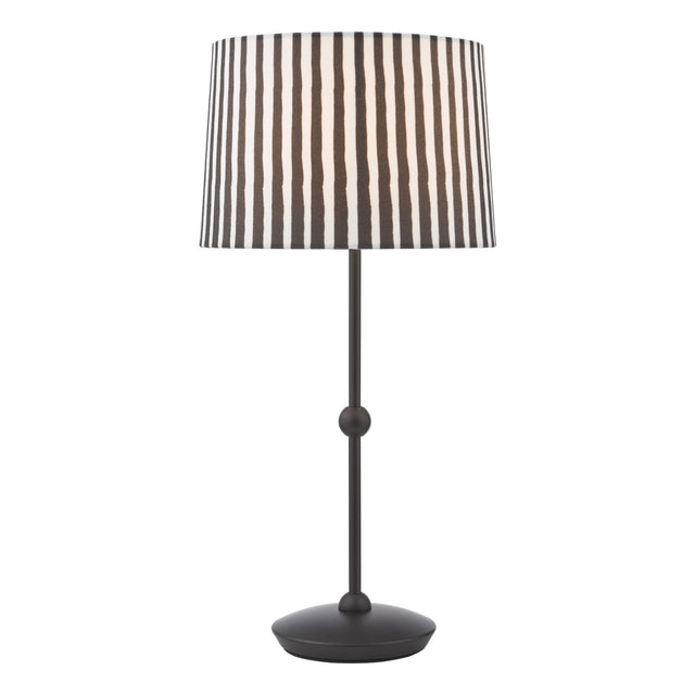 Sosa Table Lamp Matt Black With Shade