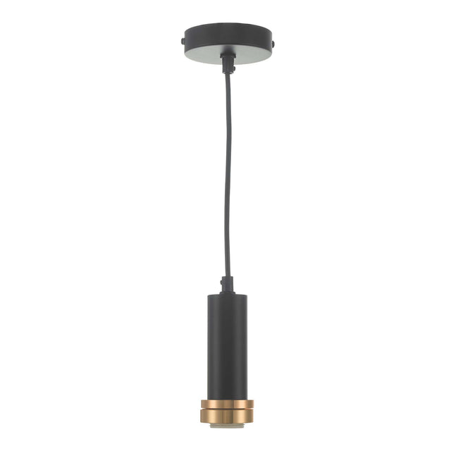 Accessory 1 Light E27 Suspension Matt Black And Bronze