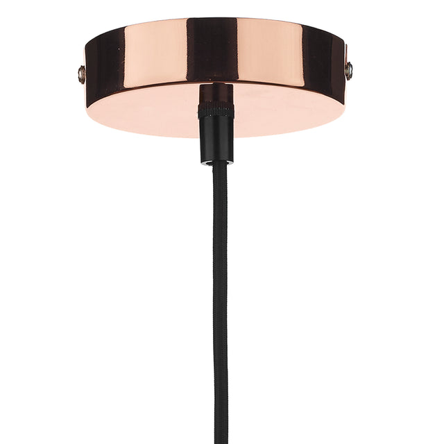 1 Light E27 Decorative Suspension Copper