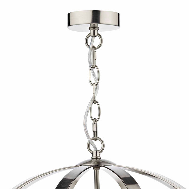 Symbol 3 Light Pendant Satin Chrome