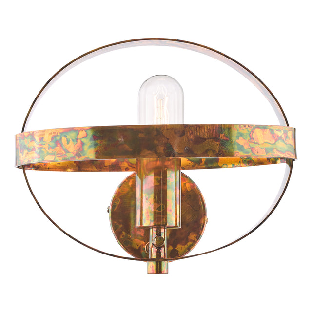 Symbol Wall Light Mottled Copper