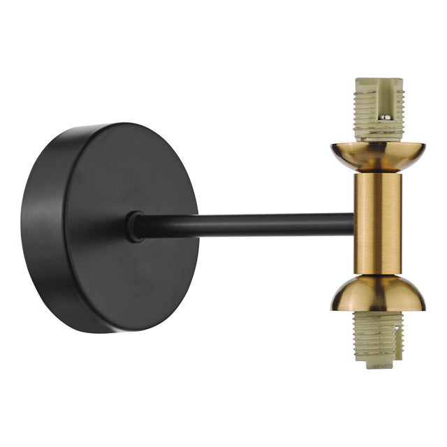 Takara 2 Light Wall Light Matt Black and Bronze Bracket Only