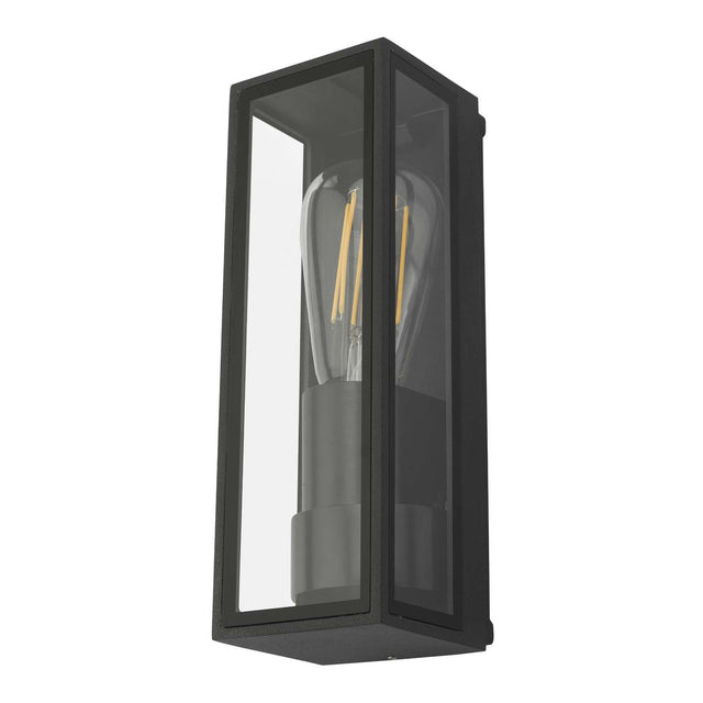 Taryn Outdoor Wall Light Matt Grey Glass IP65