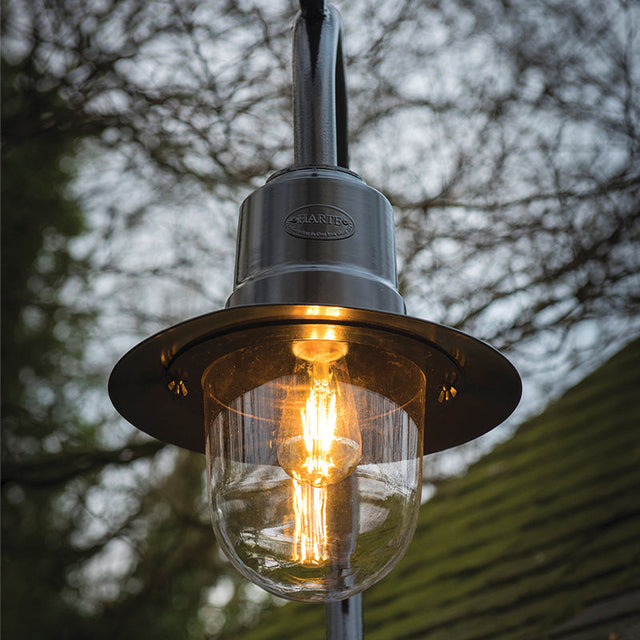 Traditional tear drop lantern in aluminium