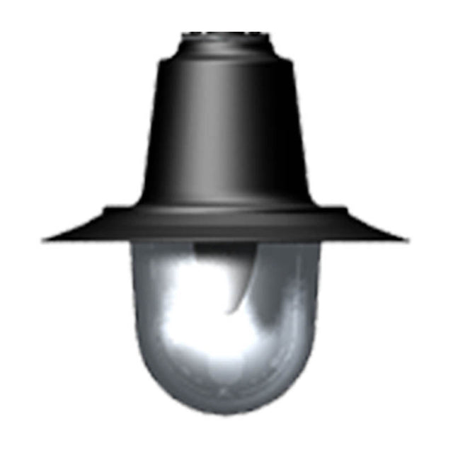 Traditional tear drop lantern in aluminium