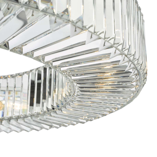 Teyana 9 Light Pendant Polished Chrome Crystal