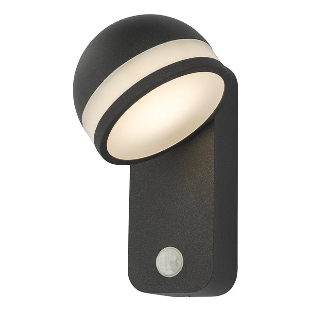 Tien Outdoor Wall Light Adjustable Head Anthracite Sensor IP65 LED