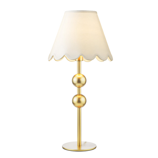 Tilda Table Lamp Satin Gold Base Only