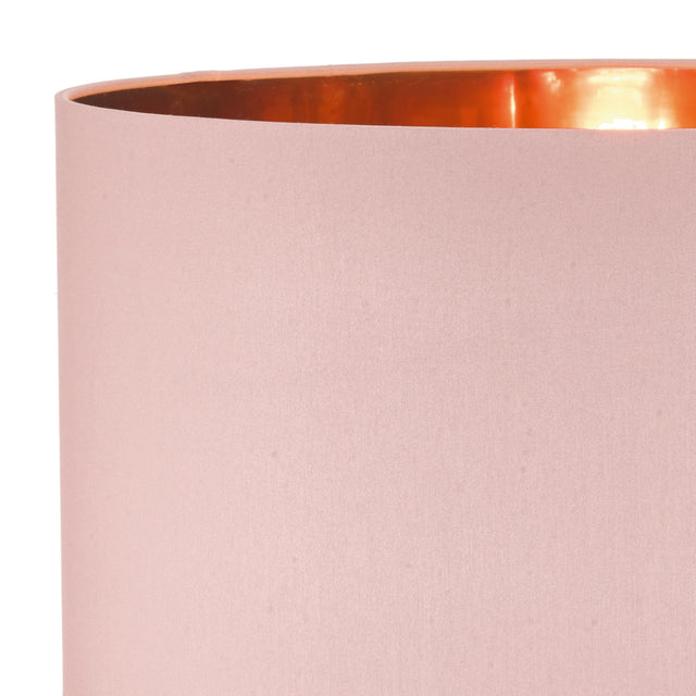 Timon Easy Fit Pendant Shade Pink With Rose Gold Lining