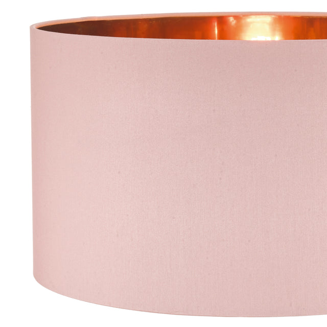 Timon Easy Fit Pendant Shade Pink With Rose Gold Lining