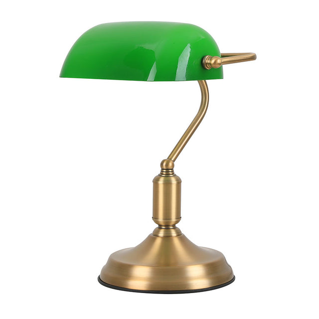 GREEN EXECUTIVE TABLE LAMP