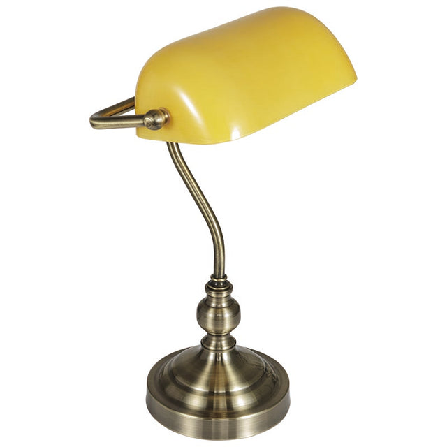 YELLOW EXECUTIVE TABLE LAMP