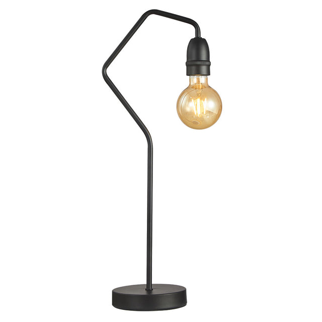 BLACK FINISH VENUS TABLE LAMP