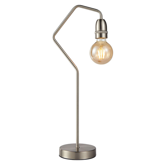 SATIN NICKEL VENUS TABLE LAMP (BULB NOT INCL.)