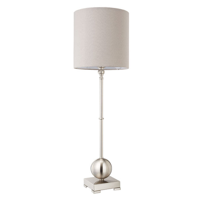 BRUSH NICKEL CLASSIC TABLE LAMP