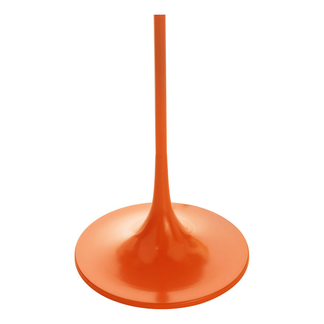 Toledo Floor Lamp Satin Orange With Shade