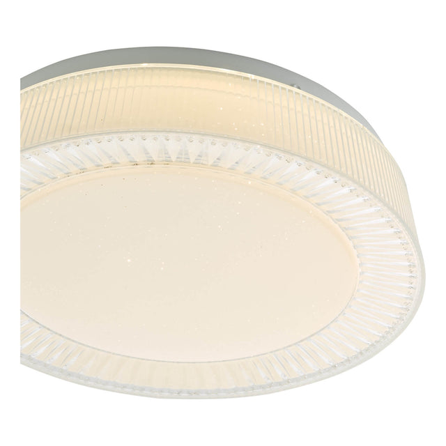 Udell Flush White Acrylic LED